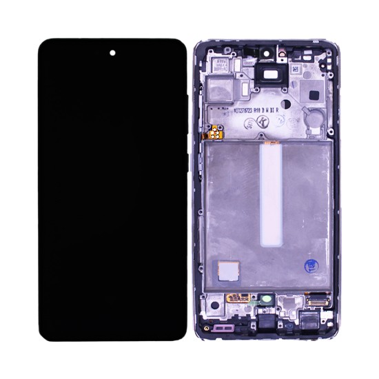 Touch+Display+Frame Samsung Galaxy A52S 5G 2021/A528 Service Pack Branco